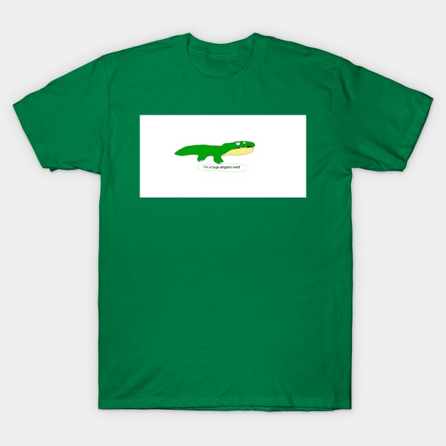 I'm a huge alligator nerd! T-Shirt by Christian Frates